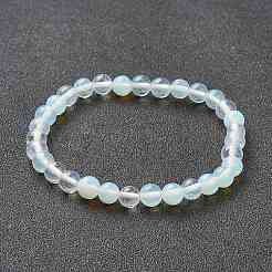 Opalite Perlen Stretch-Armbänder&nbsp;BJEW-D446-B-07