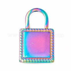 Pendentifs en acier inoxydable 304 avec placage ionique (IP)&nbsp;STAS-C049-34M