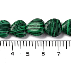 Synthetik Malachit Perlen Stränge&nbsp;G-I372-A16-01