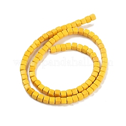 Kunsttürkisfarbenen Perlen Stränge&nbsp;X-TURQ-G108-4x4mm-06