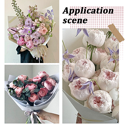 114 bouquet de fleurs en coton carré&nbsp;AJEW-SP0004-30A