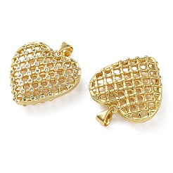 Pendentifs en laiton zircon cubique transparent&nbsp;KK-D221-19G-09