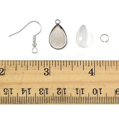 Kits para hacer aretes colgantes en forma de lágrima diy&nbsp;DIY-FS0009-19