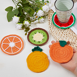 5 set de tasse en polyester pour fruits&nbsp;AJEW-FH0007-38