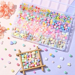 DIY-Kits zur Herstellung von Armbändern aus Acrylperlen&nbsp;DIY-YW0011-14