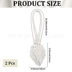 Embrasses de rideaux en macramé faites à la main&nbsp;AJEW-CN0003-65A