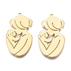 Pendentifs en acier inoxydable avec placage ionique (IP) 201&nbsp;STAS-N098-071LG