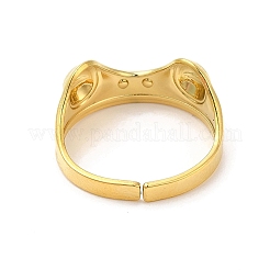 Ionenplattierung (IP) 304 Edelstahl-Manschettenfingerringe&nbsp;RJEW-L107-008G