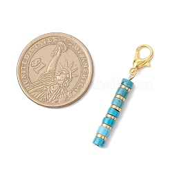 7 pendentif décoratif en pierre mixte naturelle et synthétique&nbsp;HJEW-JM03689
