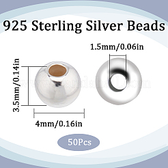925 Sterling Silber Perlen&nbsp;STER-SC0001-26B