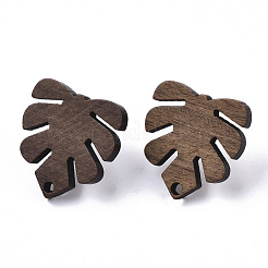 Risultati dell'orecchino a bottone in legno di noce a tema tropicale&nbsp;MAK-N033-001