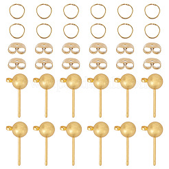 20pcs clous d'oreille en laiton&nbsp;KK-TA0008-99