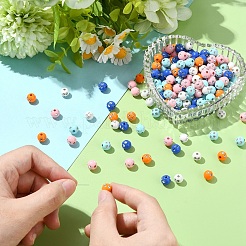150pcs perles acryliques opaques&nbsp;MACR-YW0004-21A