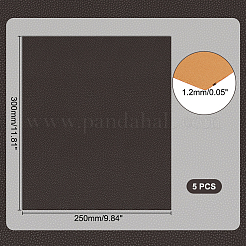 Rechteckiger PU-Lederstoff&nbsp;DIY-WH0349-324B