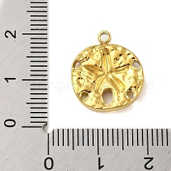 Placcatura ionica (ip) ciondoli in acciaio inossidabile 304&nbsp;STAS-C104-24G