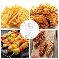 Cesto espositivo per cibo fritto in ferro&nbsp;DIY-WH0888-484P