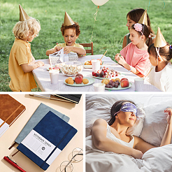 Elastischer Verschluss aus Polyester für Reisenotizbücher&nbsp;LS-DIY-WH0028-60A