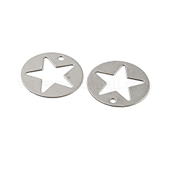 Colgantes con adornos de metal grabados en latón&nbsp;KKC-D001-10P