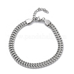 304 Edelstahlkettenarmbänder&nbsp;BJEW-U017-02P