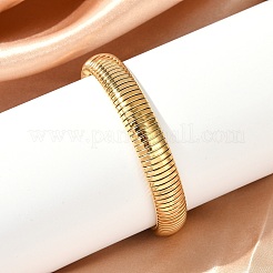 Bracelet chaîne serpent plate en acier inoxydable 304&nbsp;BJEW-B076-01G