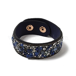 Armband aus Wildlederimitat mit Druckknöpfen&nbsp;BJEW-F428-11