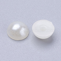 Halbrund gewölbt imitiert Perle Acryl Cabochons&nbsp;OACR-H001-1