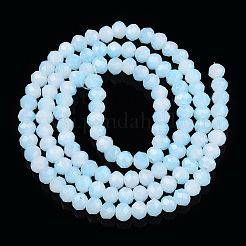 Zweifarbige Glasperlenstränge aus Jadeimitat&nbsp;GLAA-T033-01A-05