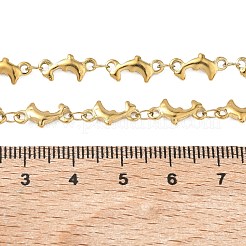 Delfingliederketten aus Edelstahl 304 für Damen&nbsp;NJEW-G201-02G