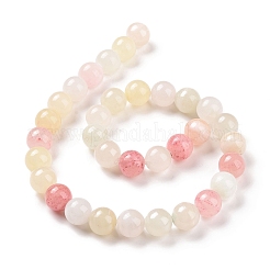 Natürliche bunte grüne Jade Perlenstränge&nbsp;X-G-G757-01-12mm
