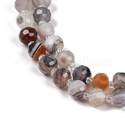 Natur Botswana Achat Perlen Stränge&nbsp;G-H057-A05-01