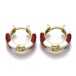 Laiton Huggie boucles d'oreilles&nbsp;EJEW-S209-06D