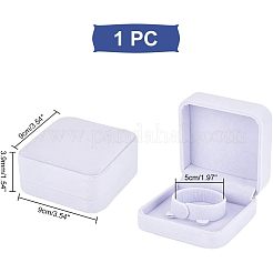 Scatola quadrata per bracciale in velluto. custodia regalo per braccialetto&nbsp;CON-WH0088-33B