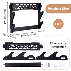 Supporto per spada katana in legno&nbsp;DIY-WH0581-83