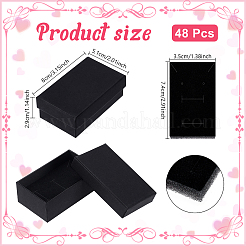 Coffrets cadeaux de bijoux en papier&nbsp;CON-WH0089-257
