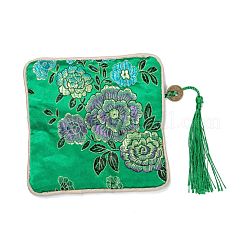 Chinesische brokat quaste reißverschluss schmuck tasche geschenkbeutel&nbsp;ABAG-F005-03