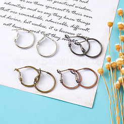 Orecchini a cerchio in ottone&nbsp;KK-CD0001-10