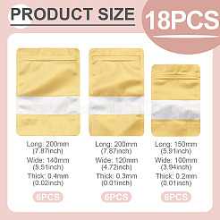18 sachet refermable en PE avec fenêtre&nbsp;OPP-TAD0001-01A