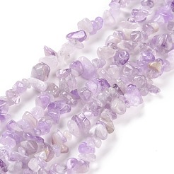 Natürliche Lavendel-Amethyst-Chip-Perlenstränge&nbsp;G-M205-35