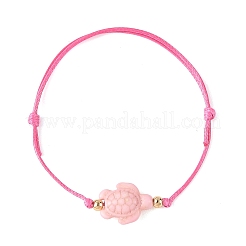 Bracelet ajustable en cordon de polyester ciré&nbsp;BJEW-JB14243-04