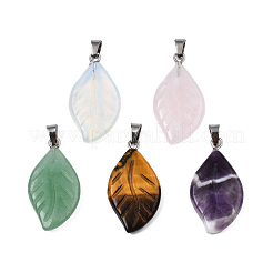 Pendentifs en pierre précieuse naturelle & synthétique&nbsp;G-S364-076A