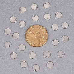 Blanko-Anhänger aus Edelstahl 304 zum Prägen&nbsp;STAS-PH0010-25
