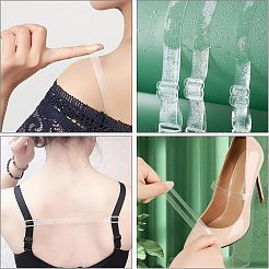 2 rouleau de ruban élastique plat en TPU (polyuréthane thermoplastique) de 2 styles&nbsp;EW-NB0001-06