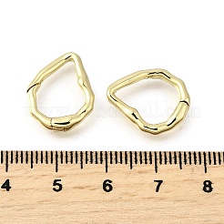 Messing Unregelmäßigkeit Feder Torringe&nbsp;KK-U072-43A-G