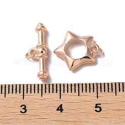 925 Sterling Silber Knebelverschlüsse&nbsp;STER-D005-06RG