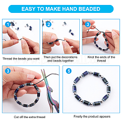 Kit per la creazione di collane con braccialetti in pelle fai da te&nbsp;DIY-OC0004-11