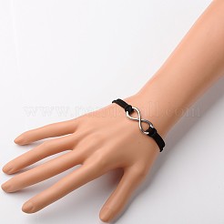 Tibetischen Stil Legierung unendlich Link Armbänder&nbsp;BJEW-JB01478