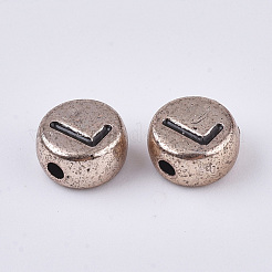 Perline acrilico placcato&nbsp;X-PACR-T010-002RG