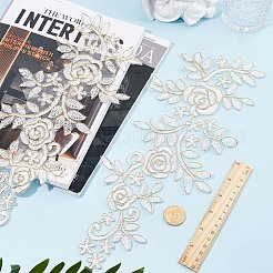 Polyester-Metallic-Spitzenapplikationen&nbsp;DIY-WH0401-94C