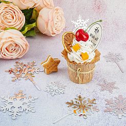 8 Set mit 2 Acryl-Spiegel-Tortenaufsätzen im Stil.&nbsp;DIY-FH0004-90B