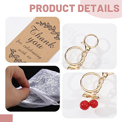 Porte-clés cerise en résine et alliage de zinc&nbsp;KEYC-GL0001-18